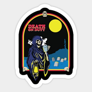 Death on Duty Sticker